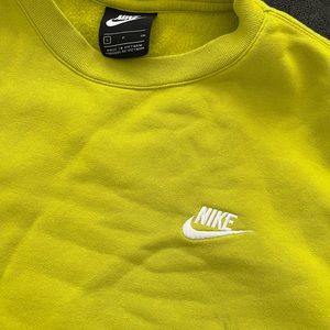 Nike neon green crewneck